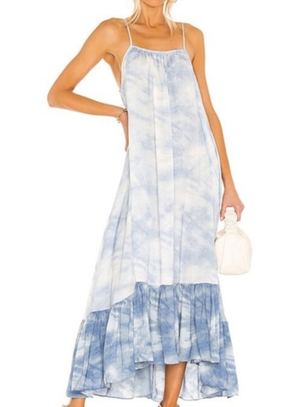 Free People Full On Maxi Dress In Sea Combo